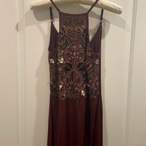 Cleobella, Maxi dress with detailed beading!